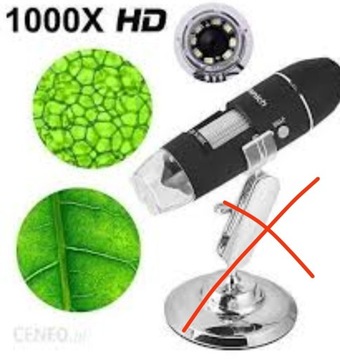 Mikroskop cyfrowy 40. X1000 