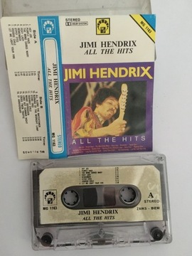 JIMI HENDRIX ALL THE HITS KASETA 