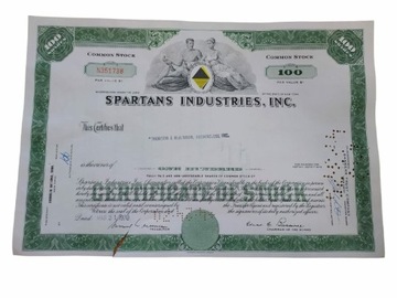 Akcje Spartan Industries, Inc (sklepy dyskontowe)
