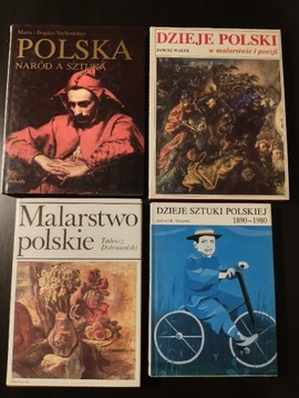 4x Dzieje Polski w malarstwie Naród a sztuka 