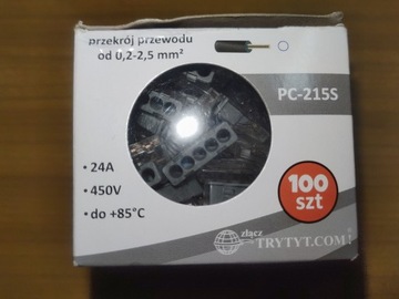 Złączki/szybkozłączki instalacyjne 5x2,5mm 100 szt