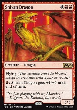 Shivan Dragon Magic: The Gathering