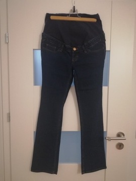 Spodnie jeans z pasem ciążowym H&M MAMA  r. 40