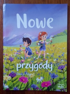 Nowe Przygody Olka i Ady 5 i 6-latek BB+ Książka