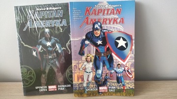 Kapitan Ameryka Marvel Nov 2.0 TOM 1+2 NOWE 1Folia