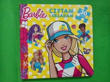 BARBIE  Czytam i układam Barbie puzzle 