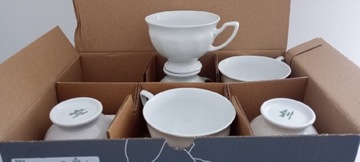 Rosenthal Biała Maria zestaw porcelany do kawy 
