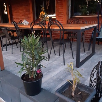 nowy duży stół ogrodowy,tarasowy loft
