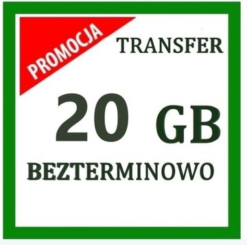 Transfer 20 GB na chomikuj Bezterminowo