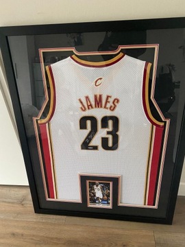 Jersey Cleveland Cavaliers - LeBron James - autogr