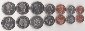 Solomon Islands - set 7 coins 1 2 5 10 20 50 Cents