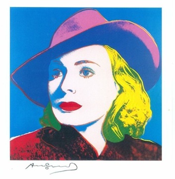 Andy Warhol. "Ingrid Bergman"