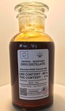 Destylat CBD 89% + 2% CBG + CBN