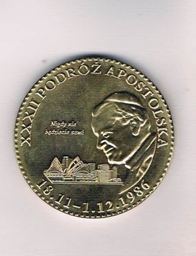 medal J.PII Sydnej 1986r