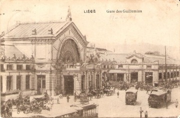 BELGIA-LIEGE-DWORZEC-23.02.1915r