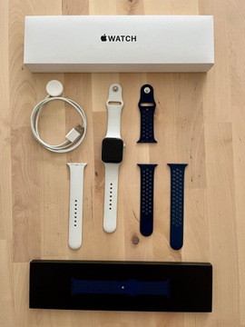 Apple Watch SE 1 44 mm GPS + Cellular + 2x paski + 2x folia do ekranu