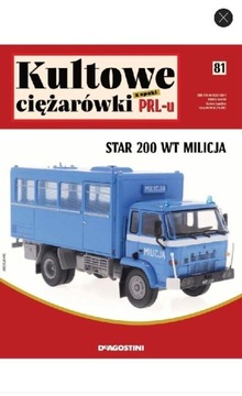 Kulltowe ciężarówki PRL-u nr81 Star 200 WT Milicja