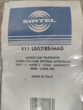 Antena samochodowa SIRTEL 411 z mocowaniem LT