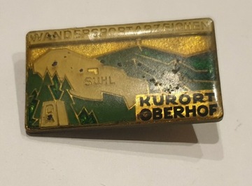 Odznaka - Kurort Oberhof - Niemcy - DDR