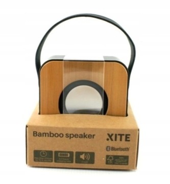 Głośnik przenośny XITE BAMBOO SPEAKER czarny 5 W