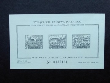 ND z Wystawy Filatel.Polska 1000 , 1966r.