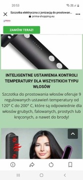 Szczotka do prostowania i kręcenia włosów 