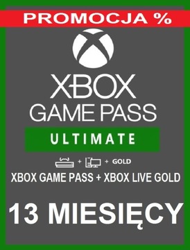  Subskrypcja Game Pass + Live Gold 13 Miesięcy