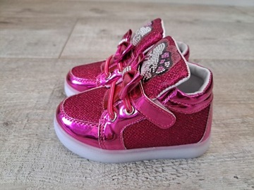 Buty botki Świecące LED Hello Kitty- rozm 26