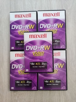 Płyty DVD + RW VIDEO MAXELL