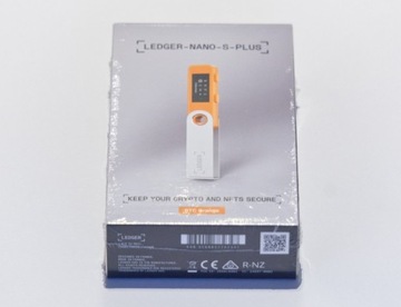 Nowy portfel Ledger Nano S Plus BTC ORANGE bitcoin