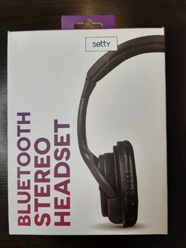 Słuchawki nauszne bezprzewodowe bluetooth Setty