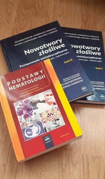 Nowotwory Hematologia Komplet 3 książek medycznych