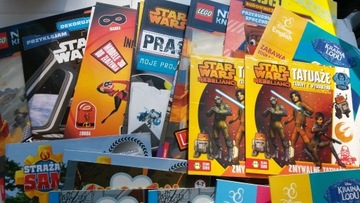 Książeczka Auta 3 Disney Star Wars Lego Coco Bob