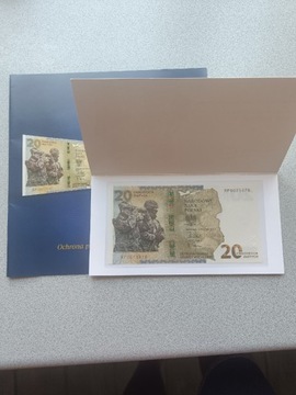 20 zł 2022r. Ochrona polskiej granicy wschodniej UNC folder