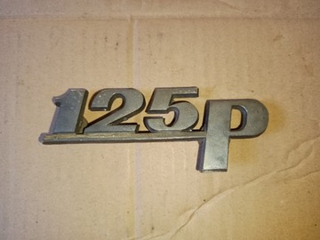 Metalowy emblemat FIAT 125p.