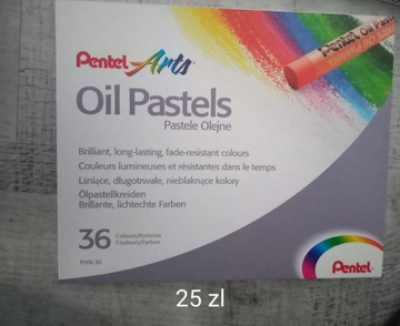 Pastele olejne 36 szt. Nowe Pentel Arts