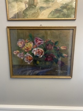 Apolonia Szczęsna obraz olejny 1955