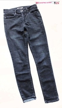 Levi's 311 shaping skinny fajne rurki r.38