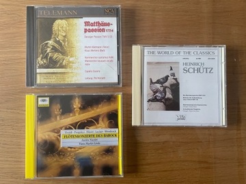 Telemann Heinrich Schutz Vivaldi Pergolesi Leclair