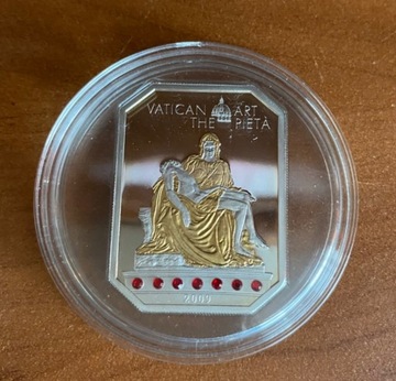 Srebrna moneta 5 dollars - Pieta watykańska