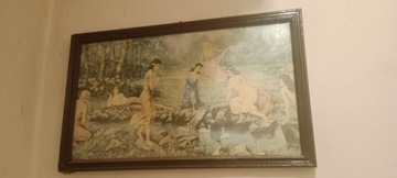 Obraz Biblijny Siedem Sióstr w drewnianej ramie 