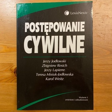 POSTĘPOWANIE CYWILNE - JODŁOWSKI RESICH WEITZ