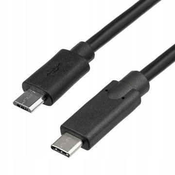 Kabel USB - microUSB typ B Akyga 1 m