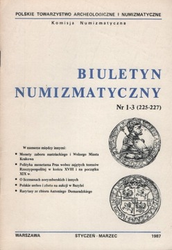 Biuletyn Numizmatyczny 225-227/1987