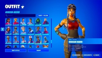 Konta Fortnite Renegade Raider!