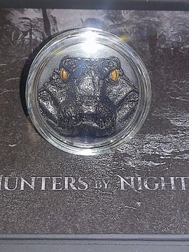 CAIMAN Hunters By Night 2 Oz 10$ Palau 2023