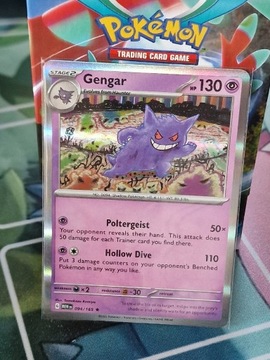 Karta Pokemon Gengar (094 MEW) Holo 151 MEW