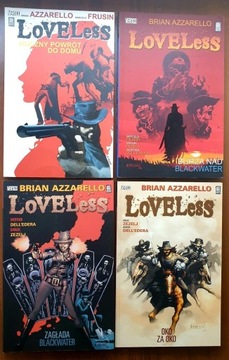 Loveless tomy 1-4, komplet, 2008 Brian Azzarello