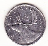 KANADA .... 25 centow .... 1974