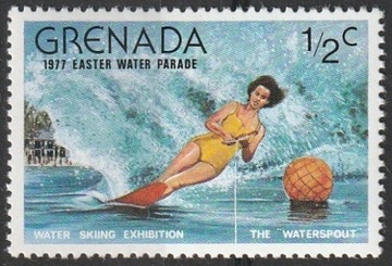 GRENADA - NARTY WODNE - 1977  - CZYSTY **